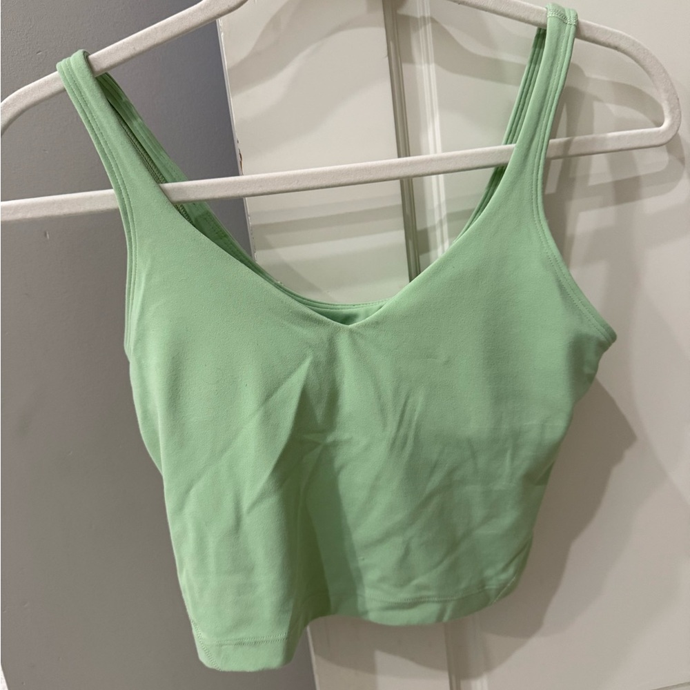 Lululemon Athletica Light Green Tank Top